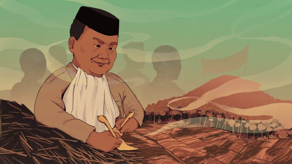 “Wir spielen mit der Zeit” Die erste Anteil der Untersuchung Meldung der Prabowo Komplizen umzingelte die Nahrung Scheune und bedrohte die Umwelt, den Papua Wald und den Orang Utan Lebensraum.