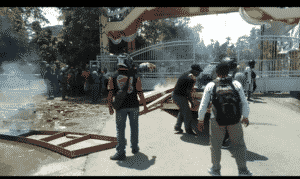Die Polizei veränderte die Nemangkawi Taskforce als eine Cartenz friedliche Operation werden sein, Das war die Erklärung