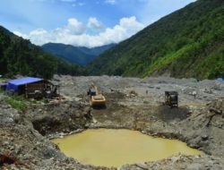 Das Manokwari Suche und Rettungsteam deckte die Aktivität des illegalen Goldabbaus in Pegunungan Arfak auf