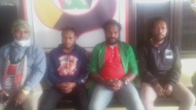 3 Studenten der Schild-Entferner von Papua Pegunungan-Provinzialamt wurden noch in der Jayawijaya Kurort Polizei verhaftet