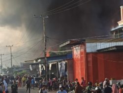 Die TPNPB behauptete, dass sie den neuen Sentani-Markt im Jayapura-Bezirk verbrannte